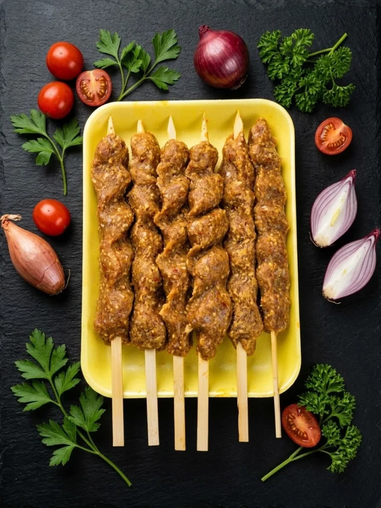 كباب لحم متبل